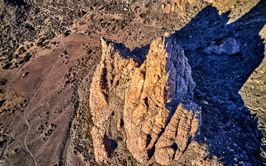 del Teide National Park, Tenerife, Canary Islands, Spain.