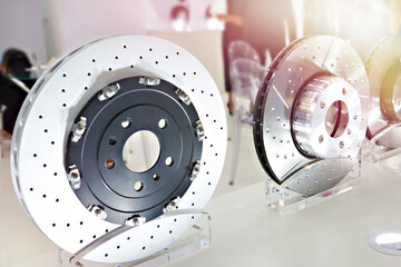 Two-piece brake discs on store