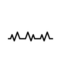 Heartbeat Icon, Heart Beat Vector