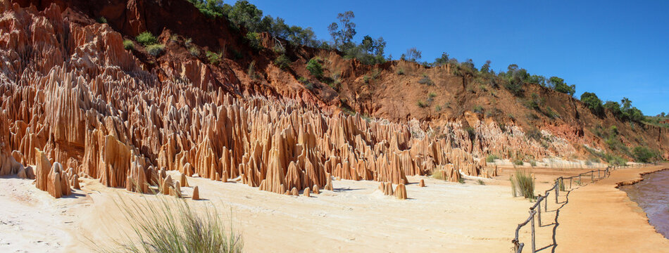The Tsingy Rouge (Red Tsingy) in the region of Diana in northern Madagascar.
