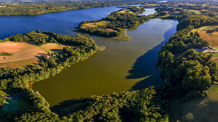 Kaszuby-jezioro Raduńskie Dolne - obrazy, fototapety, plakaty