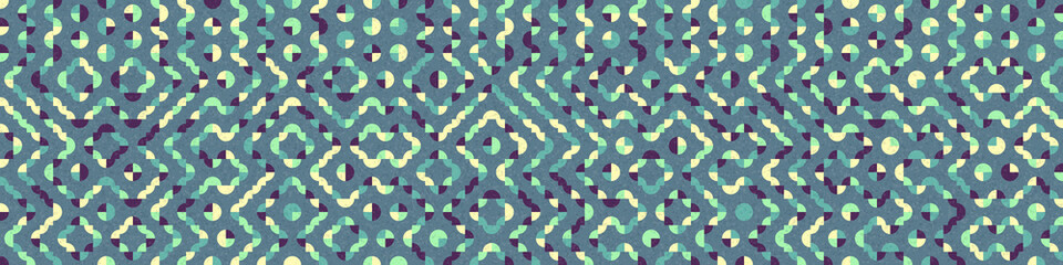 Abstract Geometric Pattern generative computational art illustration