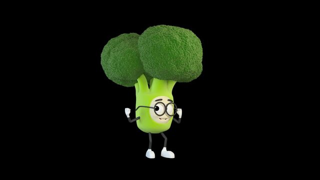 Broccoli groovy dance