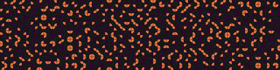 Abstract Geometric Pattern generative computational art illustration
