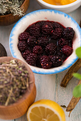 Garden blackberry jam
