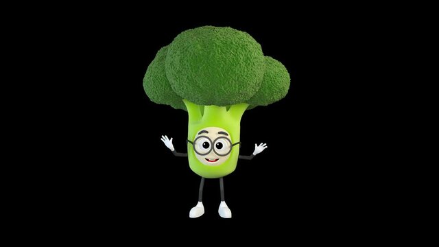 Broccoli wave greeting