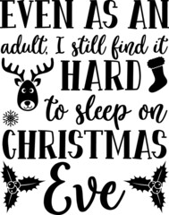 christmas t shirt and svg design