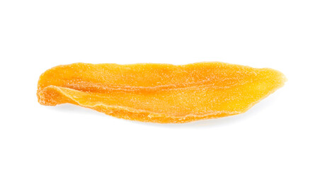 Fototapeta na wymiar dried mango isolated on white background