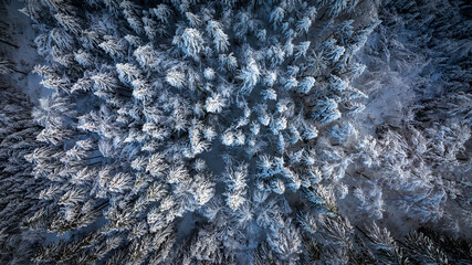 Sunset Photography at Dobratsch , Austria - Carinthia - Villach- sunset in beautiful snow winter photography in a winterwonderland environment MOUNTAIN photographed with a dji mavic-3 drone dronephoto