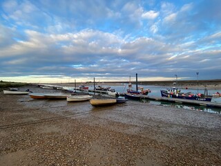 boats on the beach