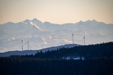 The View Towards The Alps
