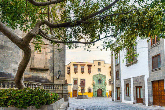 Columbus' house - landmark in Vegueta, Las Palmas de Gran Canaria, Canary Islands, Spain