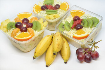 Assorted fruit salad ready for consumed