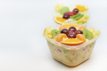 Assorted fruit salad ready for consumed