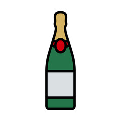 Party Champagne And Glass Icon