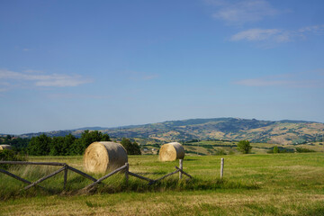 Landscape in Sannio, Molise, near Torella