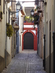 [Spain] Quiet and empty alley in The Albaicín (Granada)