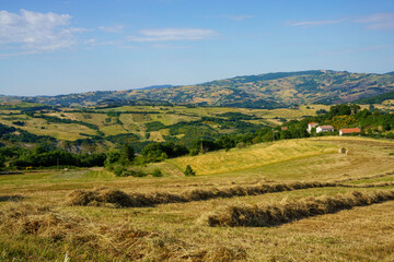 Fototapeta na wymiar Landscape in Sannio, Molise, near Torella