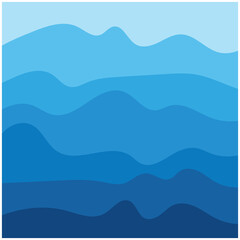 Abstract Water wave design background