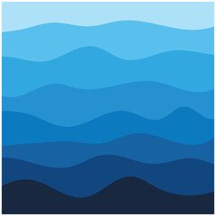 Abstract Water wave design background
