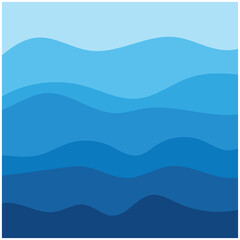Abstract Water wave design background