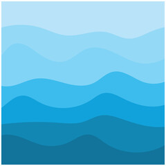 Abstract Water wave design background