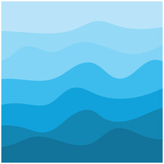 Abstract Water wave design background
