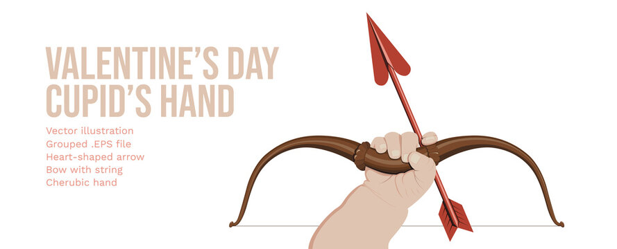 Cupid's Hand Illustration (EPS)