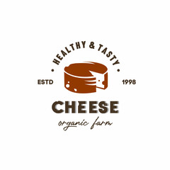 illustration logo vector graphic of  slice cut round healthy and tasty cheese used for cheese brand logo and dairy logo from organic farm. edam, camembert, mozzarella, cheddar, parmesan, emmental