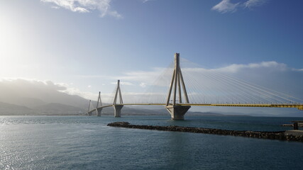  bridge to Peloponnes, Patras, Greece, Europe