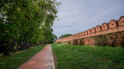 Fototapeta na wymiar ancient city wall 