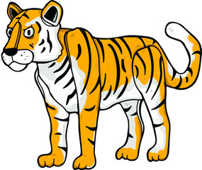 Fototapeta na wymiar Tiger illustration