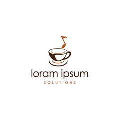 Coffee and song Related Logo Design For Your Business