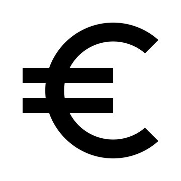 Euro Symbol Icon, Euro Vector

