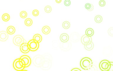 Light Green, Red vector template with circles.