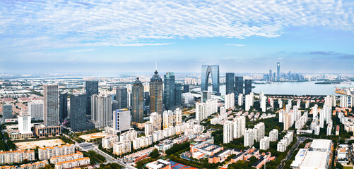 Urban scenery of Suzhou City, Jiangsu Province