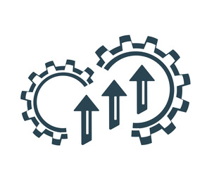 Vector illustration of an icon, logo, business, finance and marketing. Growth, achievements.