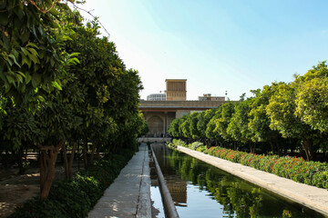 Fototapeta premium Historical fin garden kashan iran