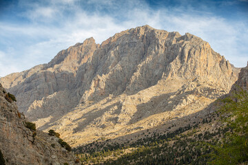 Breathtaking mountain landscape. The Anti Taurus Mountains. Aladaglar National Park. Turkey.