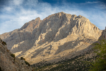 Breathtaking mountain landscape. The Anti Taurus Mountains. Aladaglar National Park. Turkey.