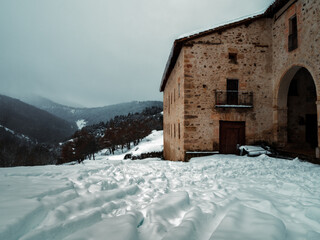 old house in the mountains