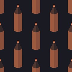 Kids seamless pencil pattern for fabrics and textiles and packaging and gifts and cards and linens 
