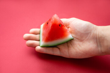 Ripe juicy summer fruit with stones