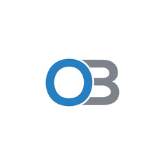 Alphabet OB Letter or Words Design For Your Business
