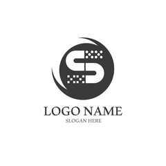 Business corporate S letter logo