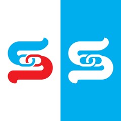 Business corporate S letter logo