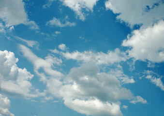 Cloudy sky background