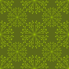 Simple floral seamless pattern with flowers for fabrics and cards and linens and kids and wrapping paper