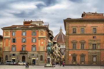 Fototapeta premium Piazza della Santissima Annunziata, Florence,, Italy