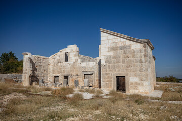 Fototapeta na wymiar Cambazli church and olba ancient city in Mersin
